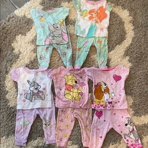 12M Pajamas Set of 5